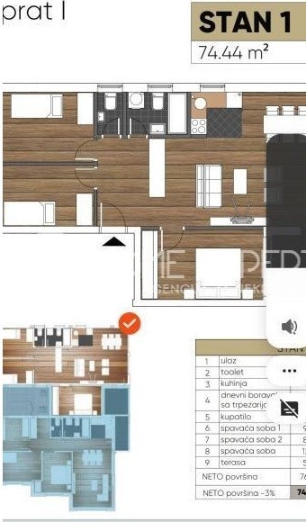 stan NOVI SAD - ADICE - 1000486