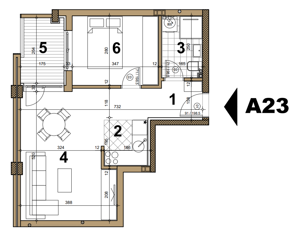 stan NOVI SAD - PODBARA - 1000526
